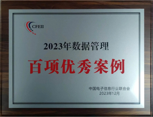 A8国际官网荣获“2023年数据管理百项优秀案例奖”